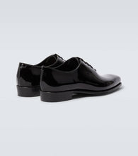 George Cleverley Merlin patent leather Oxford shoes