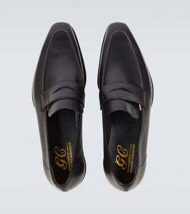 George Cleverley George leather penny loafers