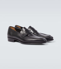 George Cleverley George leather penny loafers