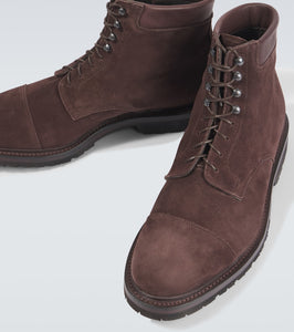 George Cleverley Taron II suede lace-up boots