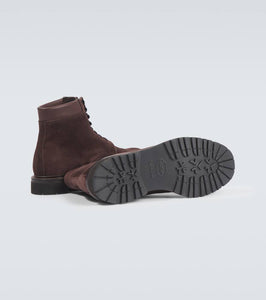 George Cleverley Taron II suede lace-up boots