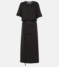 Lemaire Belted cotton jersey midi dress. Lemaire 系带棉质针织中长连衣裙