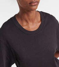 Lemaire Belted cotton jersey midi dress