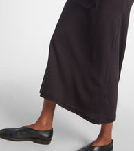 Lemaire Belted cotton jersey midi dress