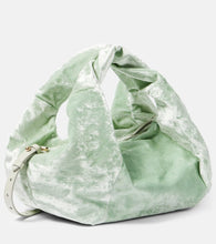 Dries Van Noten Twist Small velvet shoulder bag