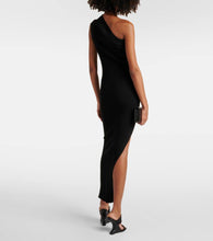 Rick Owens One-shoulder jersey maxi dress