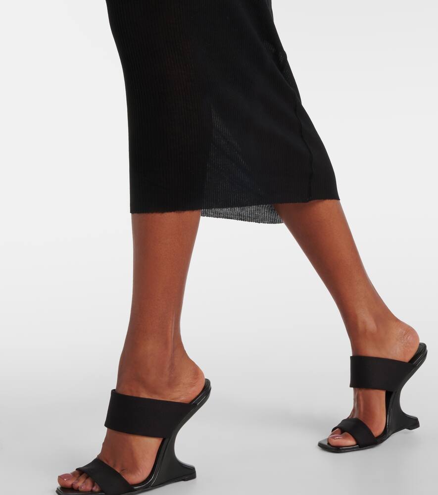 Rick Owens Knitted midi dress