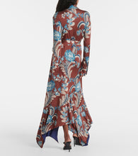 Etro Floral asymmetric shirt dress