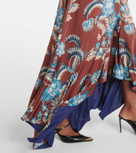 Etro Floral asymmetric shirt dress