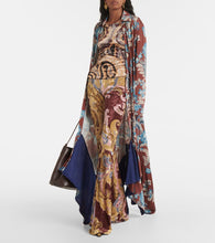 Etro Floral asymmetric shirt dress