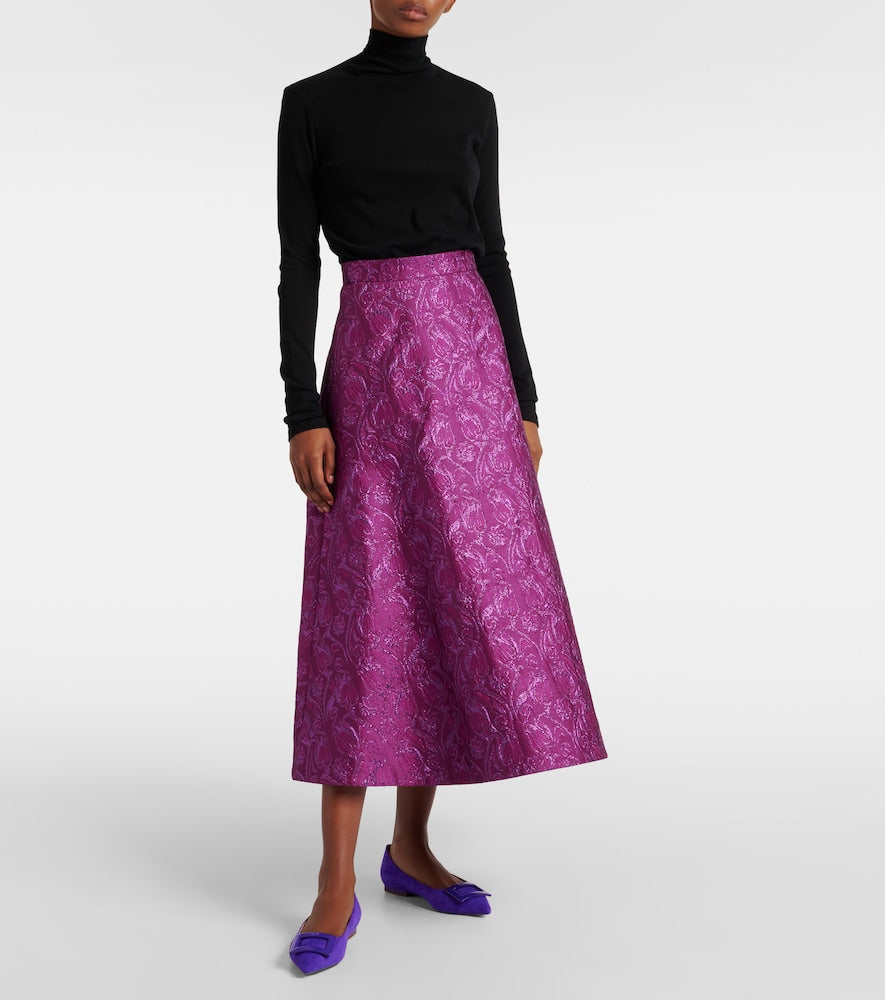 Roger Vivier Gommettine suede ballet flats