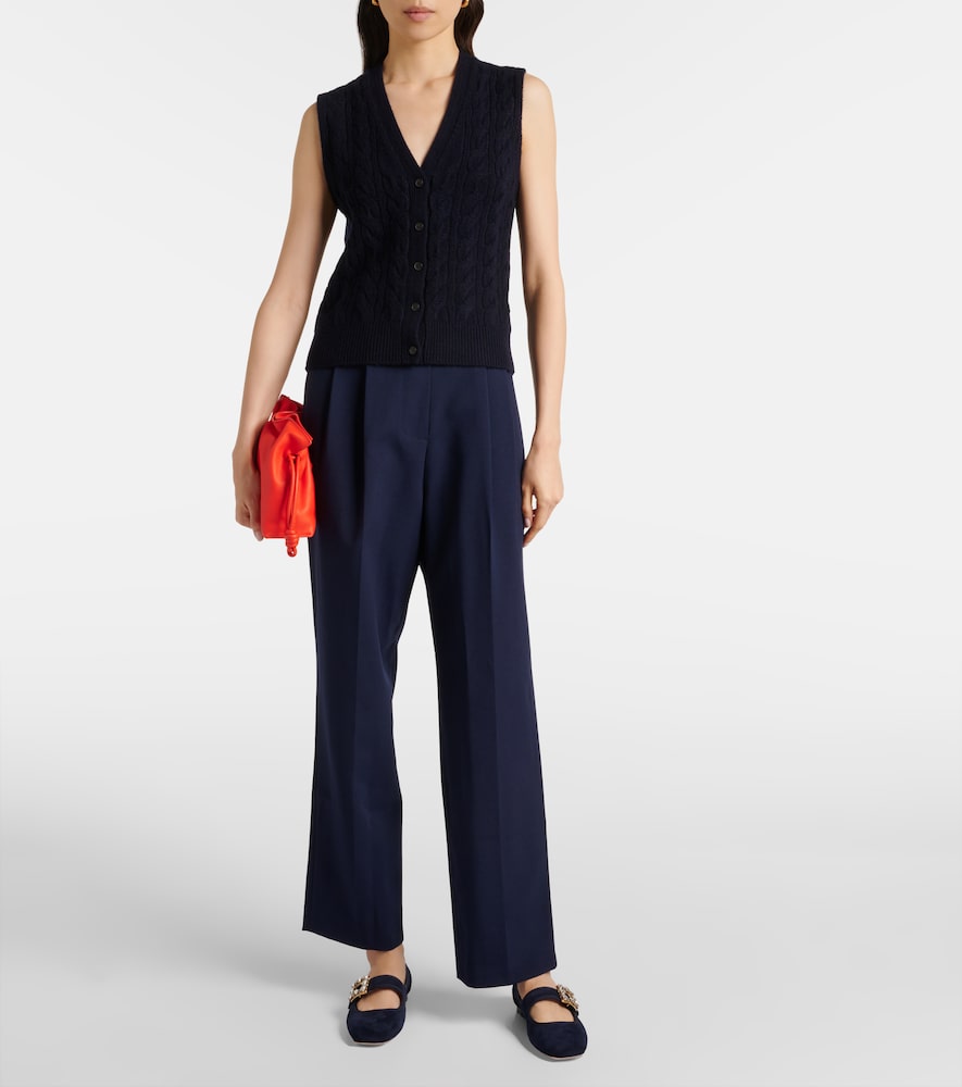Roger Vivier Tr√É¬®s Vivier suede Mary Jane flats
