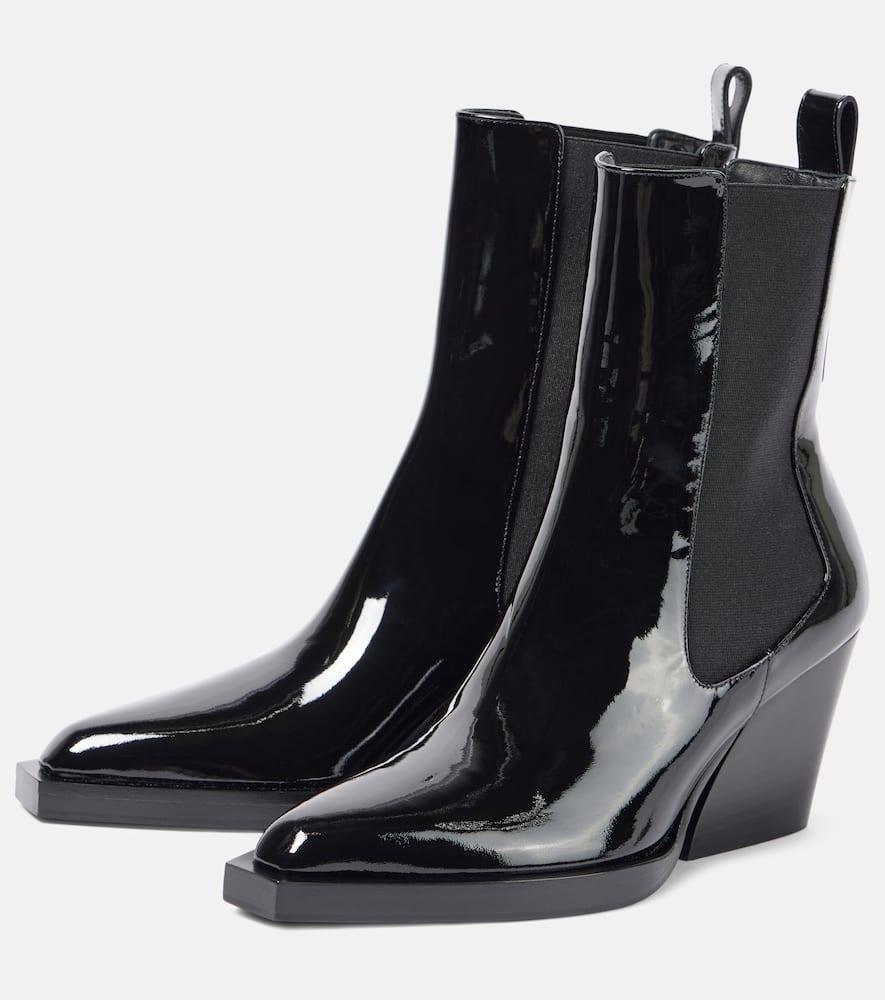 Zimmermann Drew patent leather ankle boots