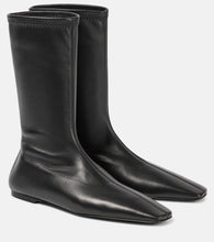 Toteme Sock leather sock boots - 图腾袜皮袜靴