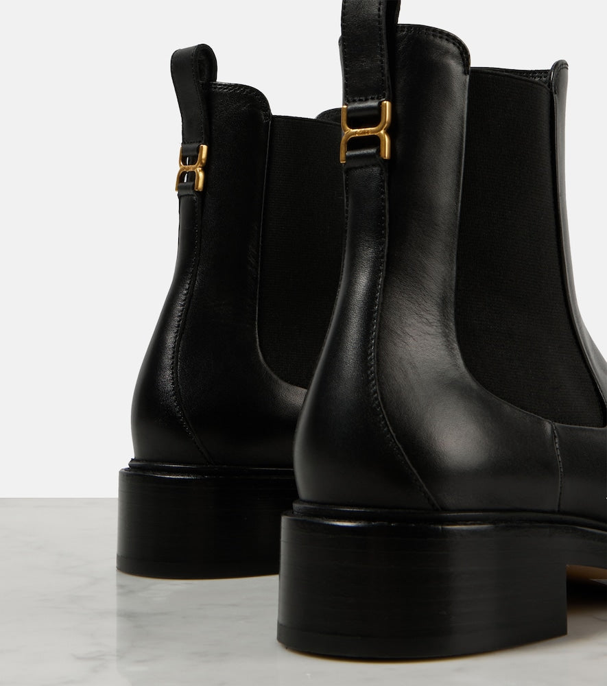 Chloe Marcie leather Chelsea boots