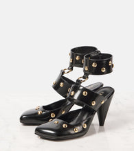 Chloe Jade studded leather pumps