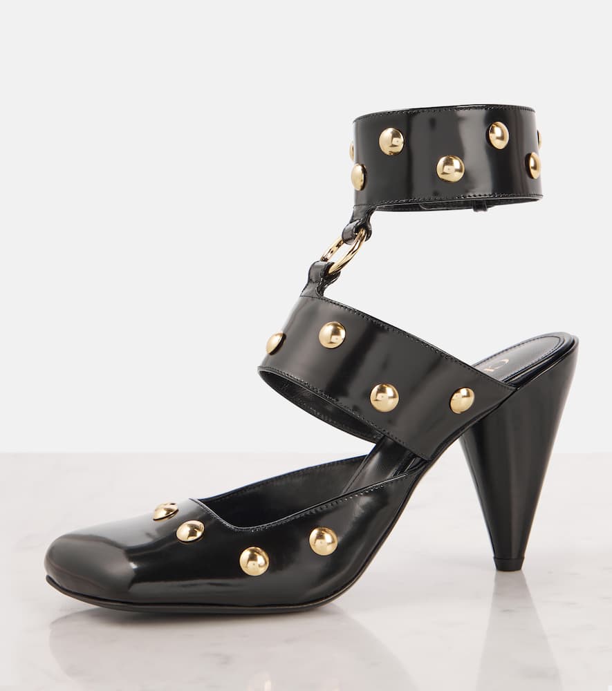 Chloe Jade studded leather pumps