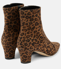 Manolo Blahnik Myconia 50 leopard-print suede ankle boots