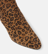 Manolo Blahnik Myconia 50 leopard-print suede ankle boots