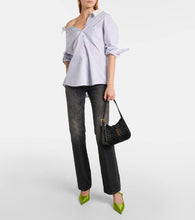 DeMellier Tokyo croc-effect leather shoulder bag