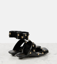 Chloe Jade studded leather flats