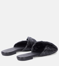 Bottega Veneta Blink Intrecciato leather slides
