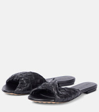 Bottega Veneta Blink Intrecciato leather slides