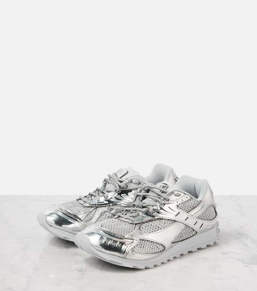 Bottega Veneta Orbit metallic sneakers