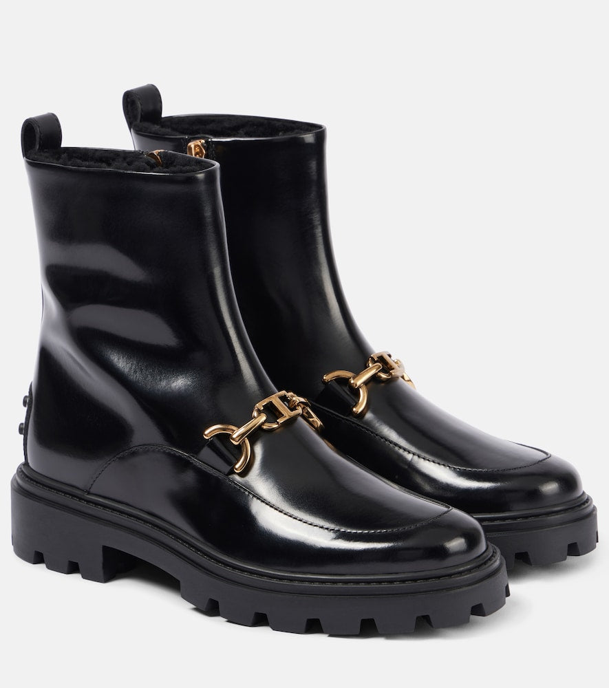 Tod's Patent leather Chelsea boots - Tod's漆皮切尔西靴
