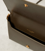 Saint Laurent Cassandre leather phone pouch