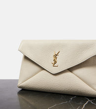 Saint Laurent Cassandre Large leather clutch