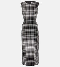 Carolina Herrera Checked midi dress