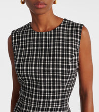 Carolina Herrera Checked midi dress