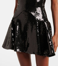 David Koma Sequined minidress