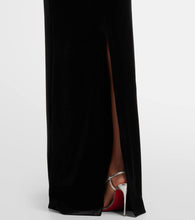 David Koma Crystal-embellished scalloped gown