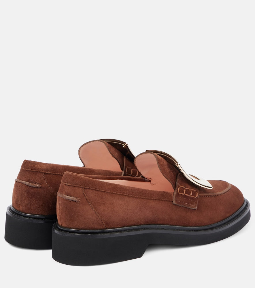 Roger Vivier Viv' Rangers suede loafers