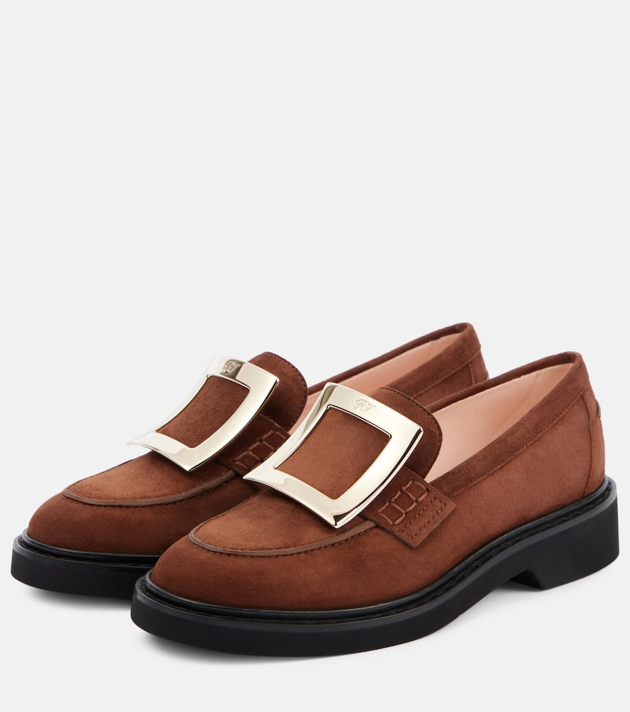 Roger Vivier Viv' Rangers suede loafers