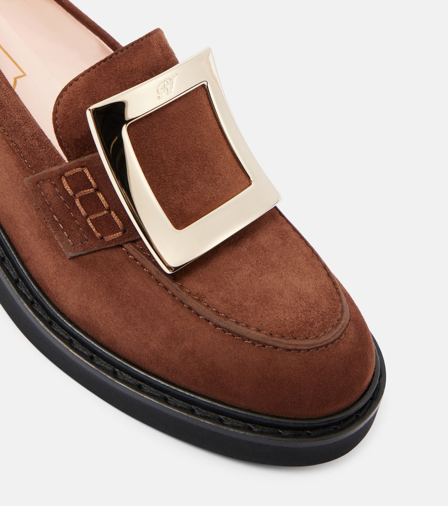 Roger Vivier Viv' Rangers suede loafers