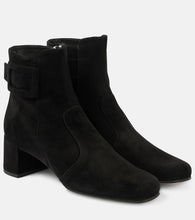 Roger Vivier Tr√É¬©s Vivier 45 suede ankle boots - Roger Vivier Tr√É�©s Vivier 45 绒面革踝靴