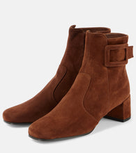 Roger Vivier Tres Vivier Polly suede ankle boots