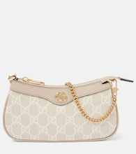 Gucci Ophidia Mini leather-trimmed shoulder bag. Shop Gucci Top-Handle Bags for women now.
