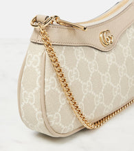 Gucci Ophidia Mini leather-trimmed shoulder bag