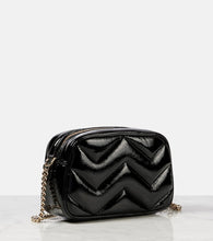Gucci GG Marmont Mini patent leather shoulder bag