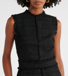 Safiyaa Mary tweed midi dress