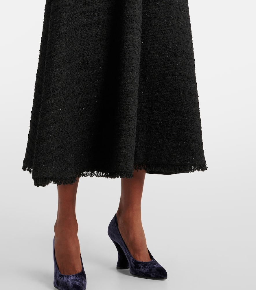Safiyaa Mary tweed midi dress