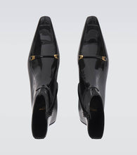Saint Laurent Milton patent leather boots