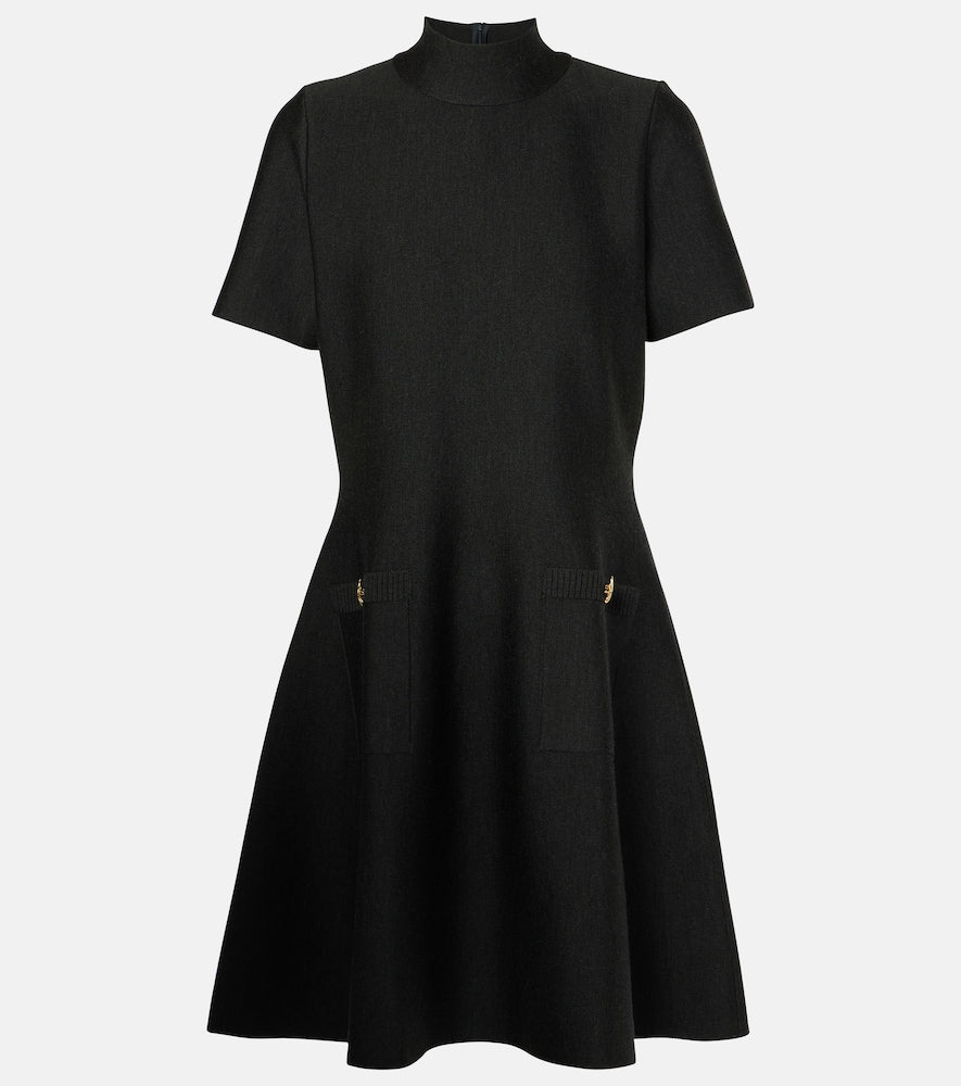 Oscar de la Renta Wool-blend minidress. Oscar de la Renta 羊毛混纺迷你连衣裙