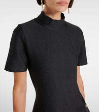 Oscar de la Renta Wool-blend minidress