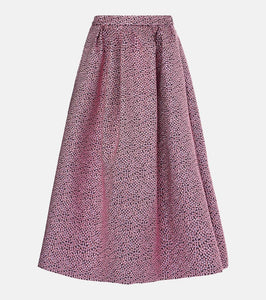 Dries Van Noten Soni pleated midi skirt