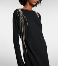 Dries Van Noten Crystal-embellished maxi dress